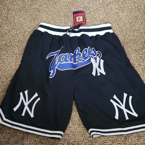 Just Don H. C. NY Yankees Baseball ⚾️ Shorts 🏀 - Picture 1 of 7